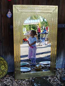 Spiegel aus Marrakech von AL Chaima ArabArt
