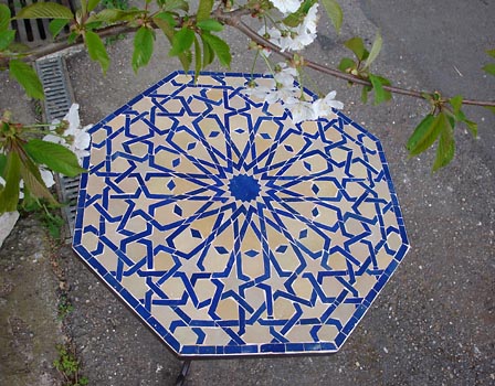 Mosaiktisch 8er Ornament Marrakech