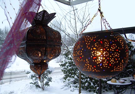 orientalische Kugellampen aus AraArt AL Chaima