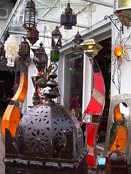 Eisenlampen aus Marrakech
