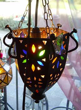 dekoratives Eisenlämpchen aus Marrakech