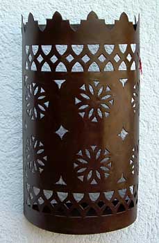 Wandlampe Eisen Marokko