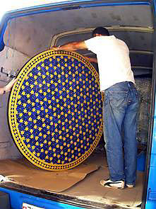 Mosaiktisch aus unserem Atelier in Marrkech Marokko